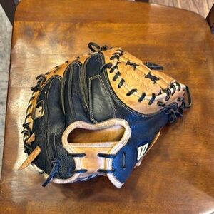 Wilson Black and Tan Baseball Glove
